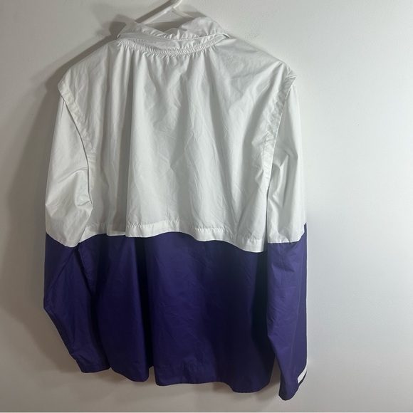 LSU Nike Track Jacket Large Full Zip Dri Fit Purple White Men’s Louisiana State - Picture 7 of 8